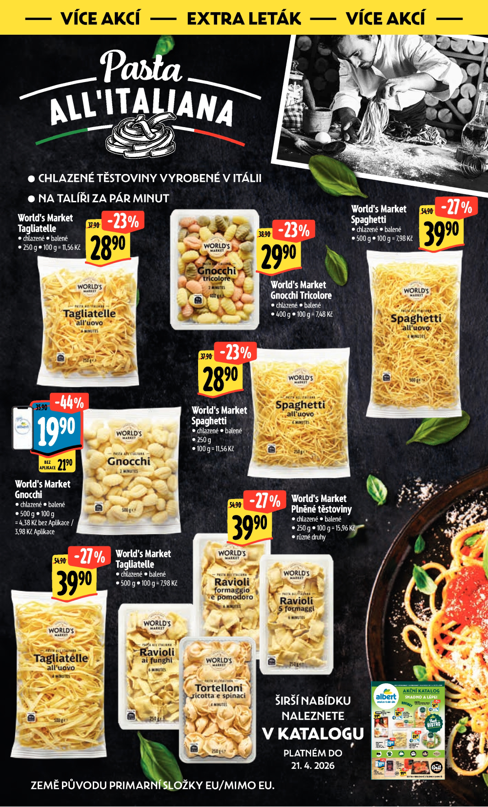 Leták Albert Hypermarket leták - Praha Galerie Harfa - strana 38