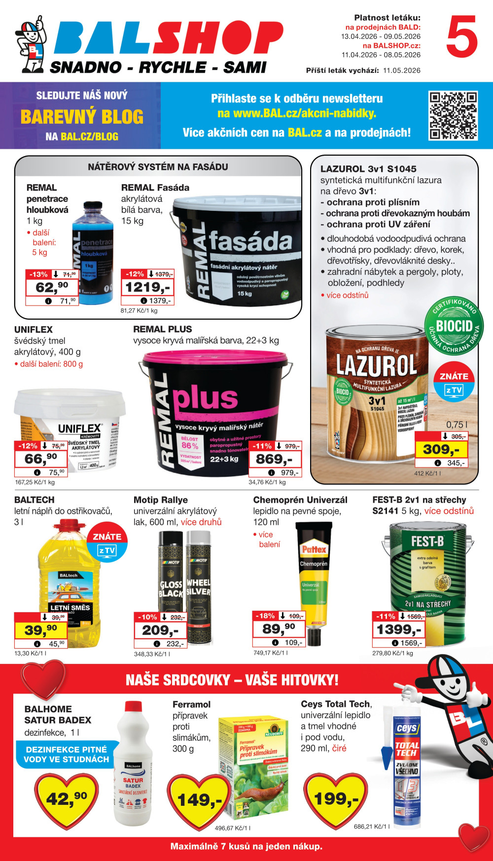 Leták Barvy a laky drogerie leták - strana 1