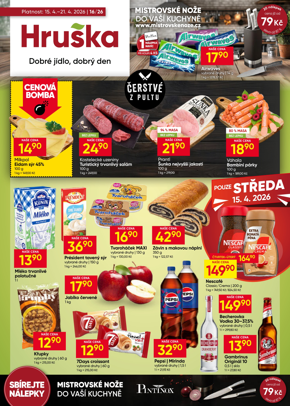 Leták Hruška leták - strana 1