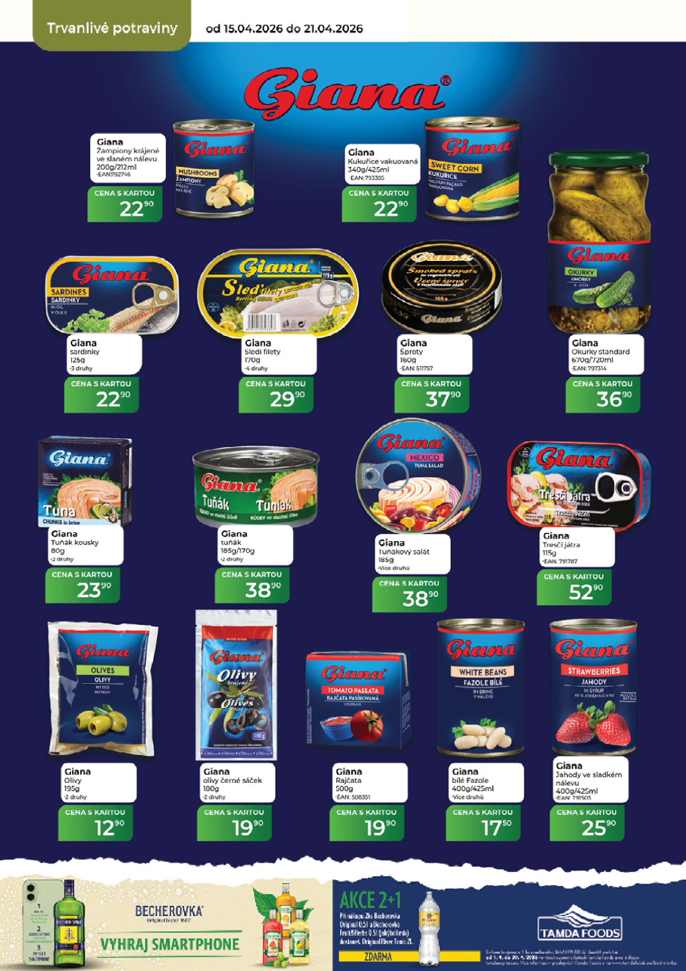 Leták TAMDA FOODS leták - strana 40