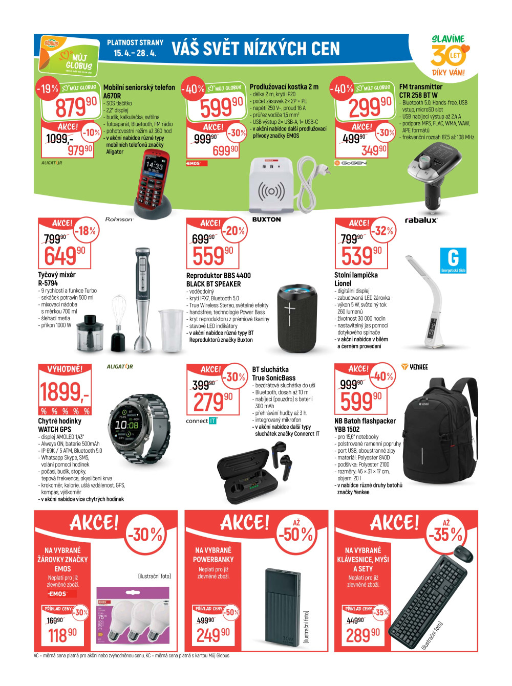 Leták Globus leták Praha - Černý Most - strana 25