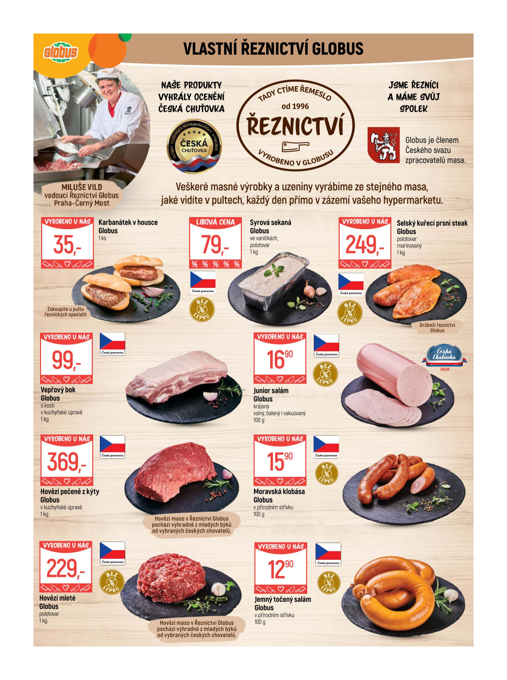 Leták Globus leták Praha - Černý Most - strana 5