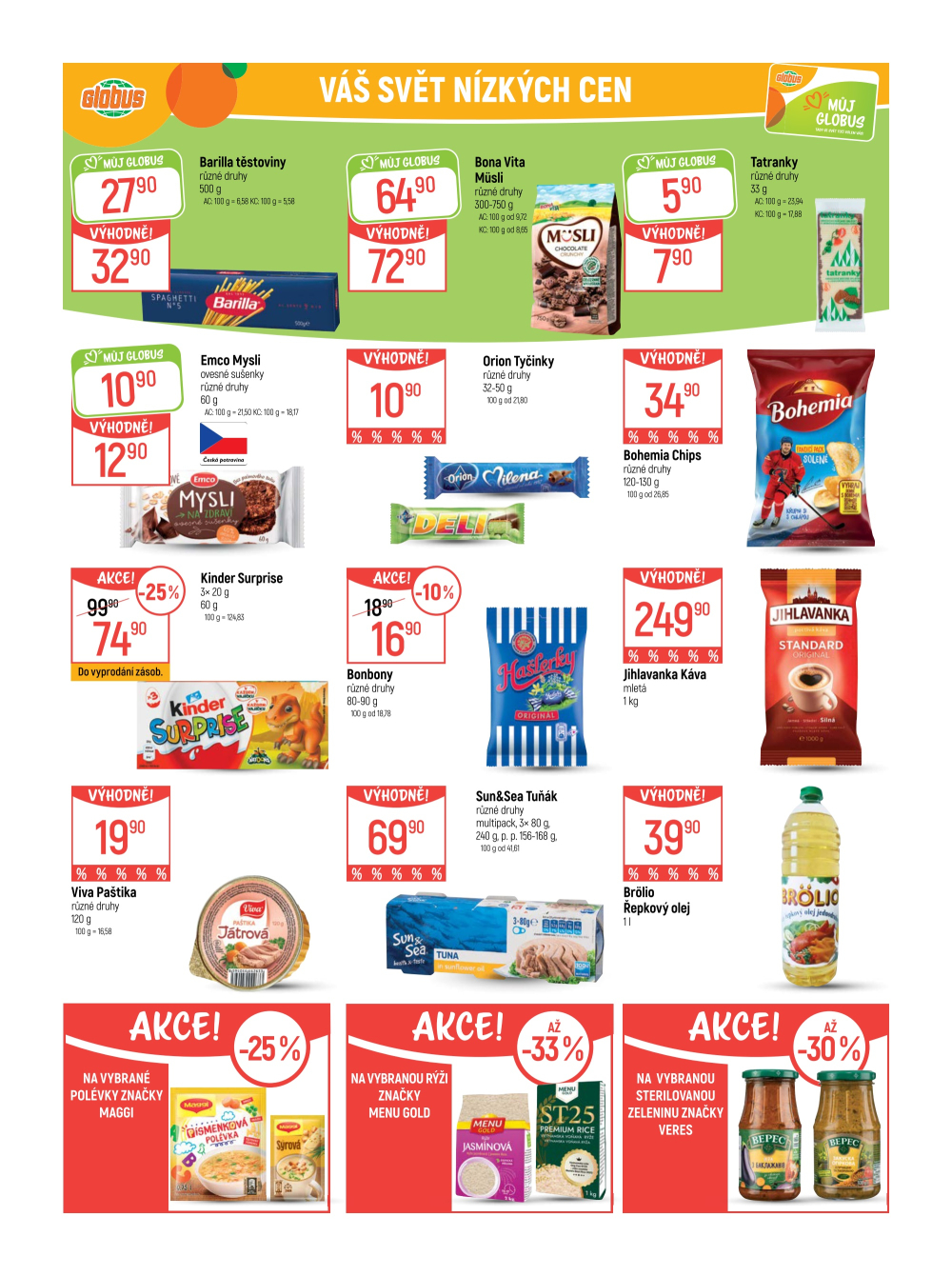 Leták Globus leták Praha - Čakovice - strana 18