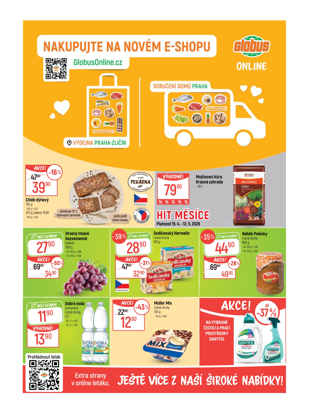 Leták Globus leták Praha - Zličín - strana 2