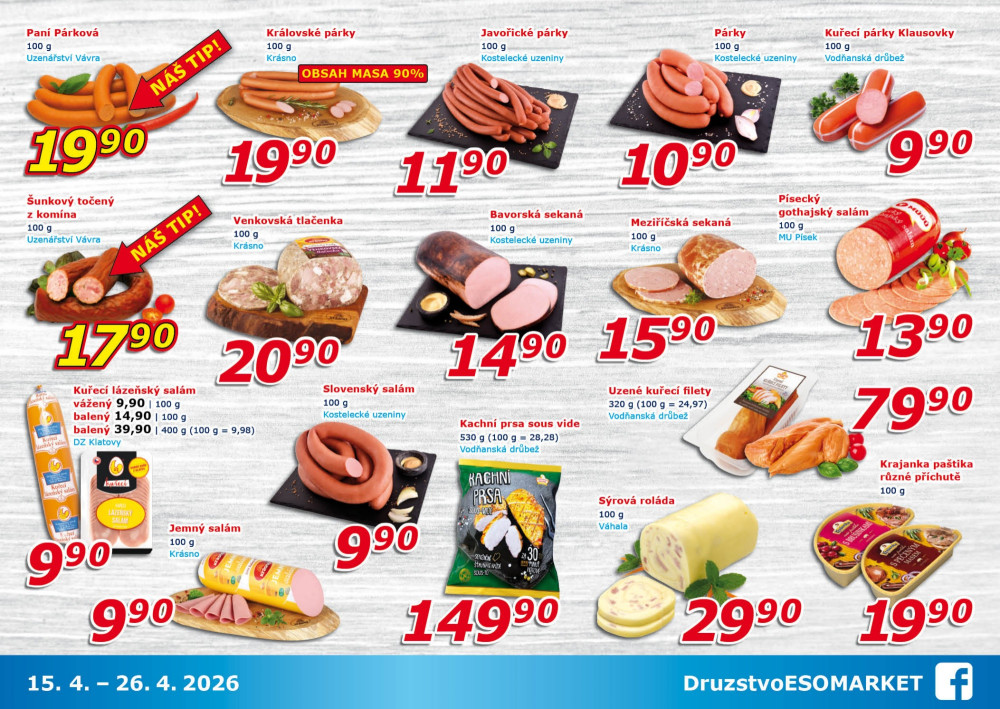 Leták ESO MARKET leták - strana 2