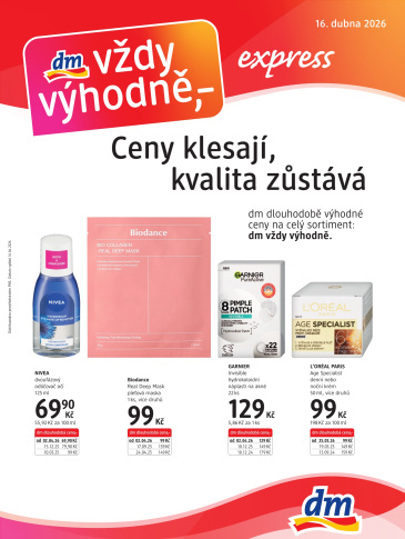 dm drogerie leták - journal expres