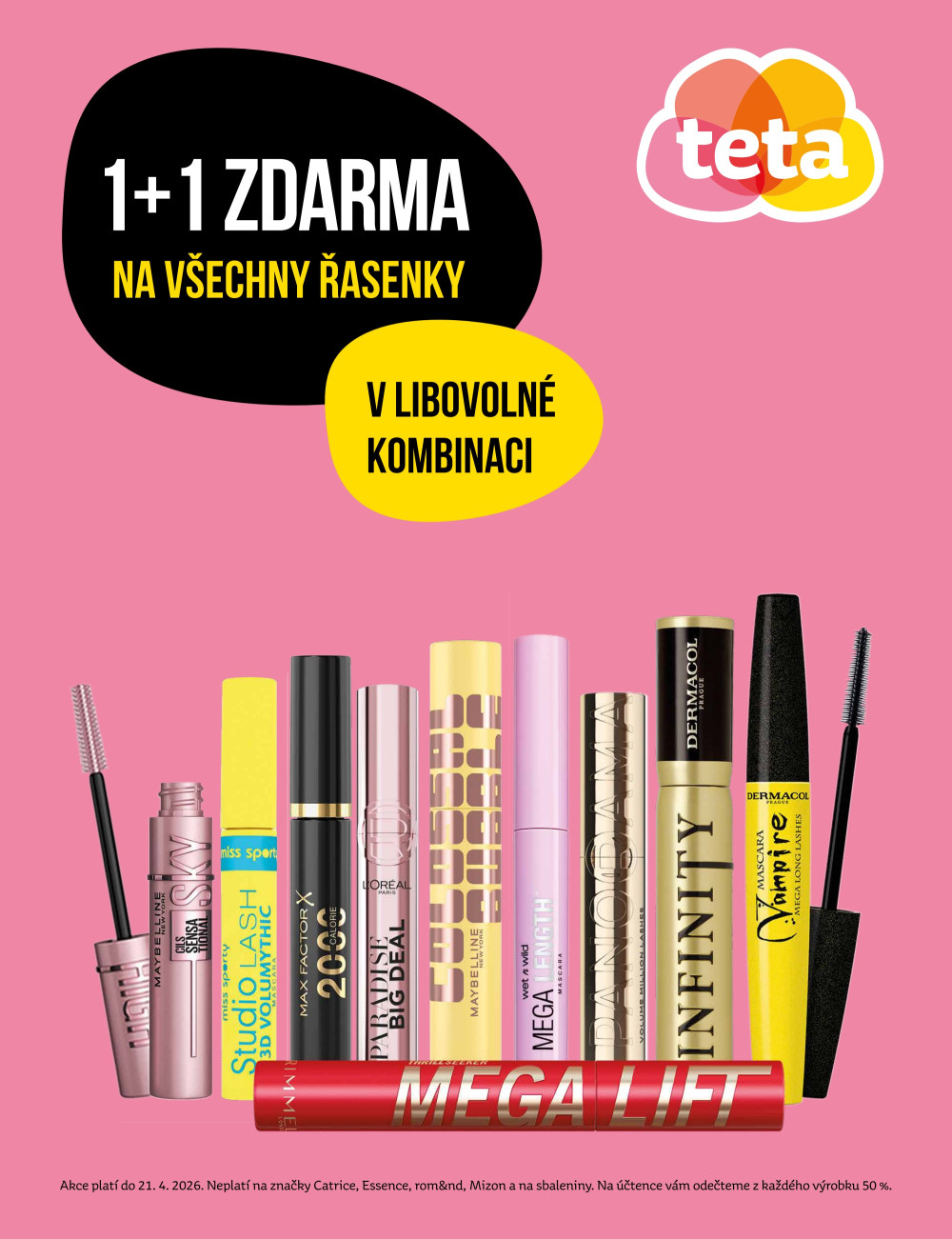 Leták Teta drogerie - Řasenky - strana 1