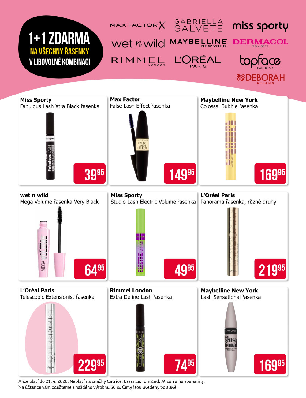 Leták Teta drogerie - Řasenky - strana 3