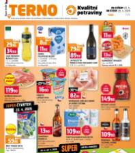 Akční leták Terno  - České Budějovice, Třeboň, Trhové Sviny, Borovany, Týn nad Vltavou, Bechyně