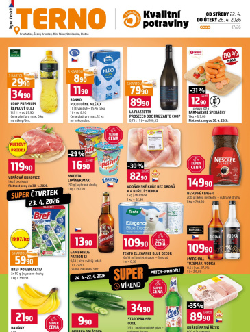 Terno leták - Strakonice, Blatná