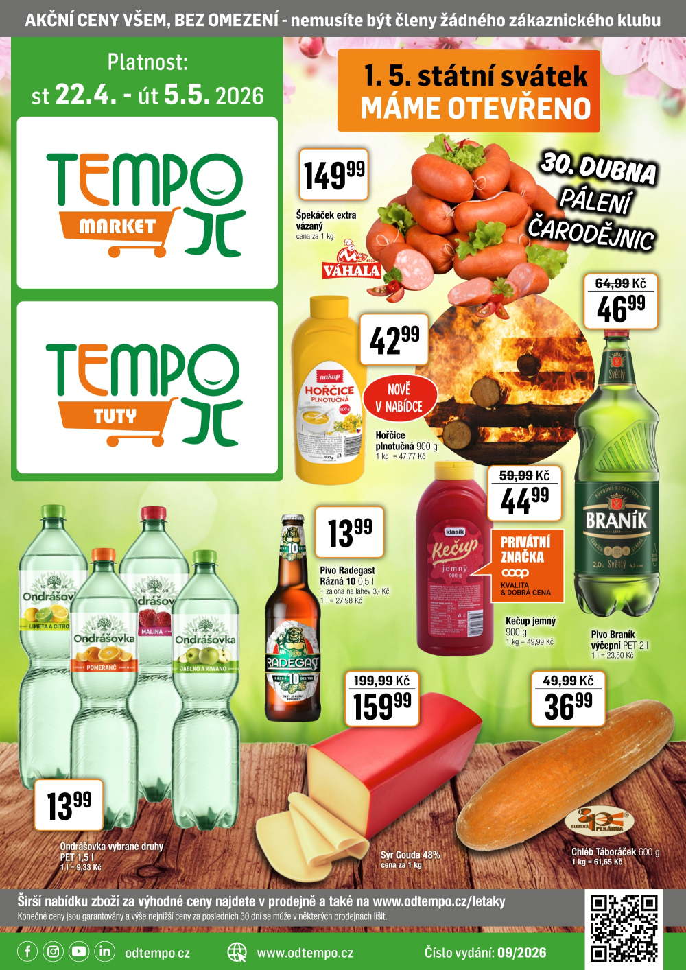 Leták TEMPO leták - strana 1