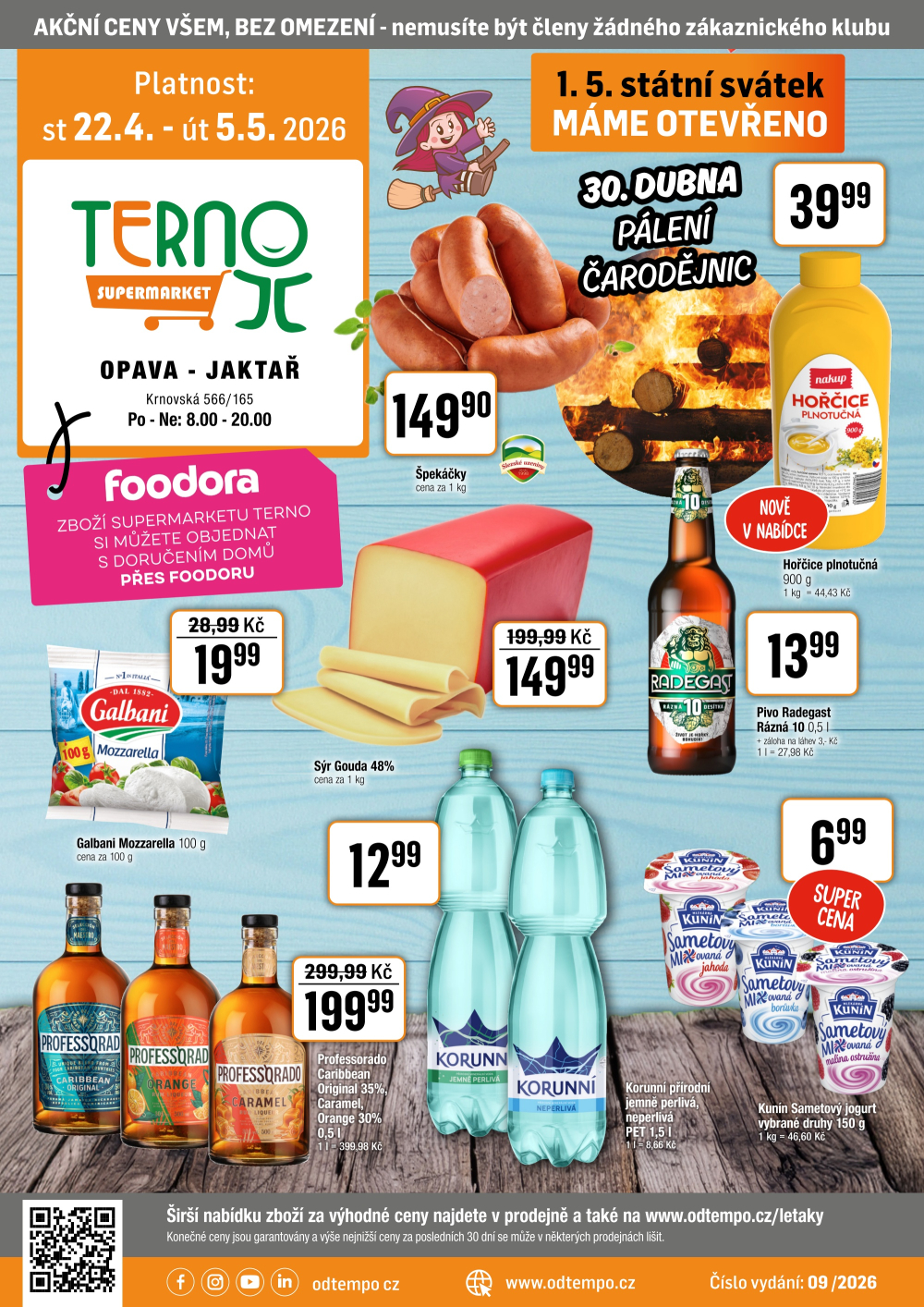 Leták TEMPO leták - Terno Opava - Jaktář - strana 1