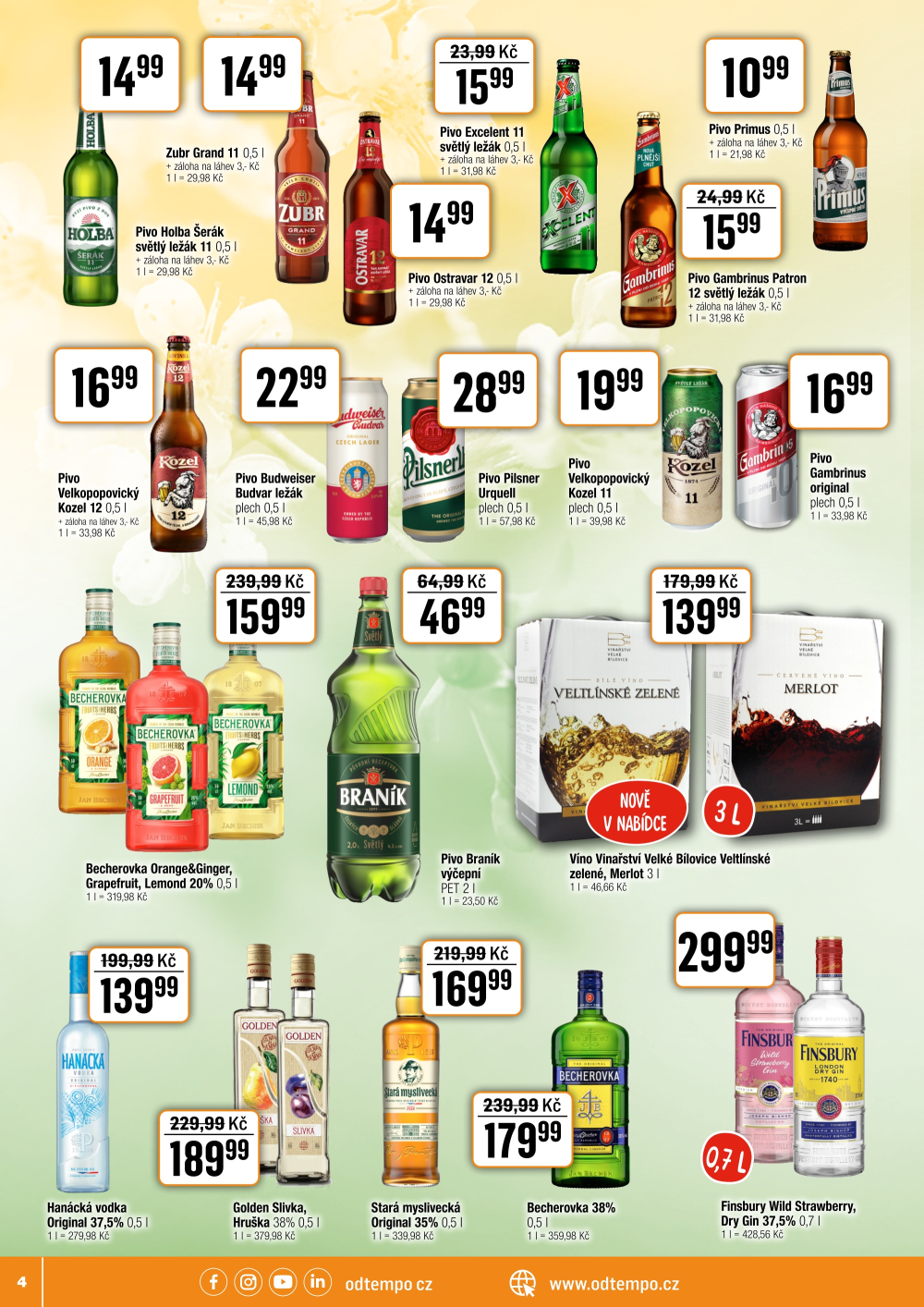 Leták TEMPO leták - Terno Opava - Jaktář - strana 4