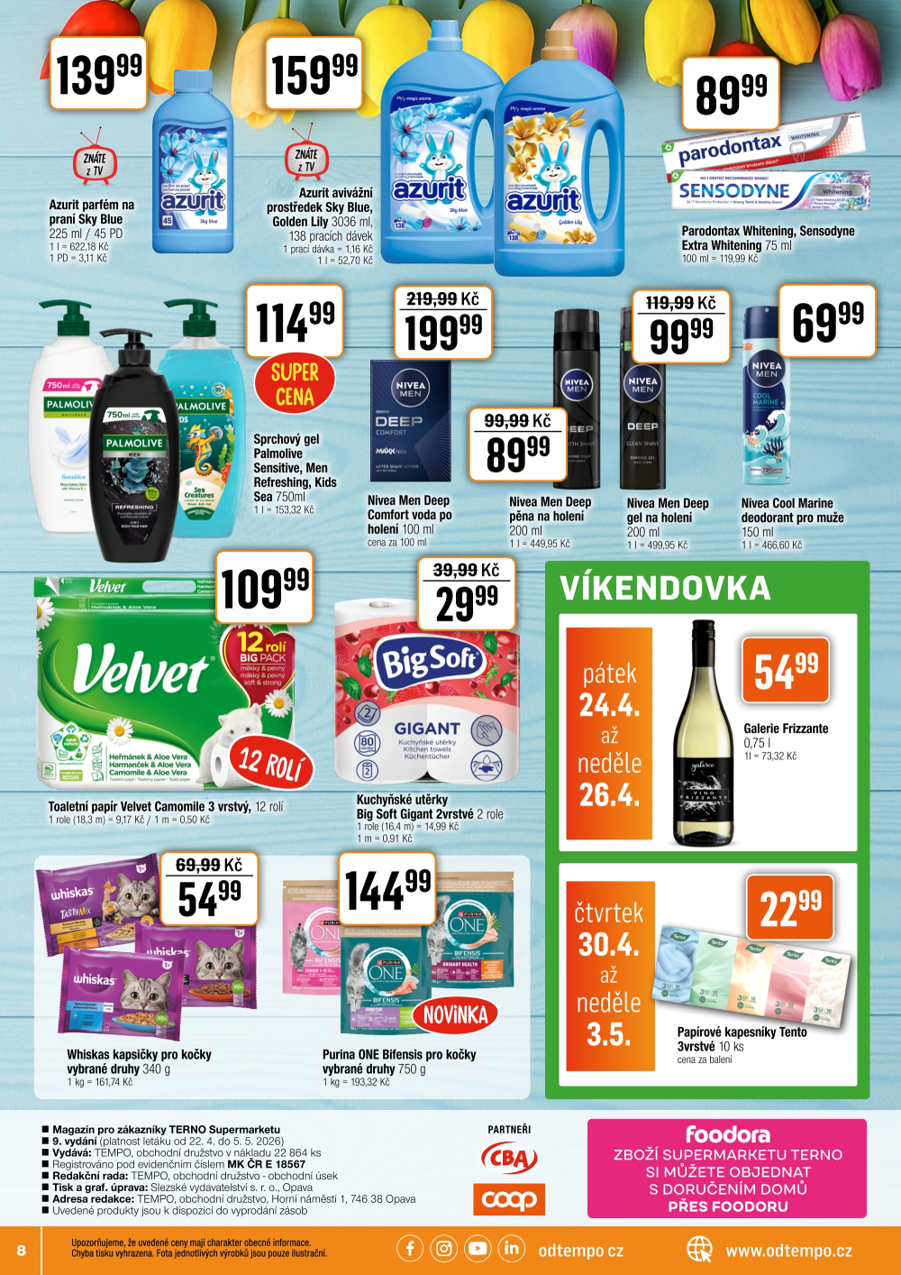 Leták TEMPO leták - Terno Opava - Jaktář - strana 8