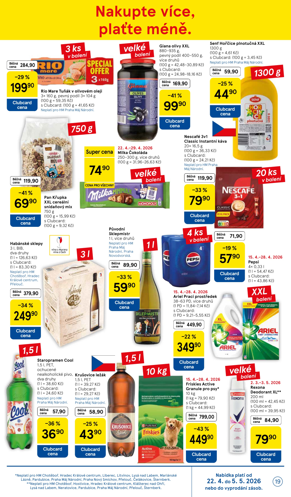 Leták Tesco hypermarket leták - strana 19