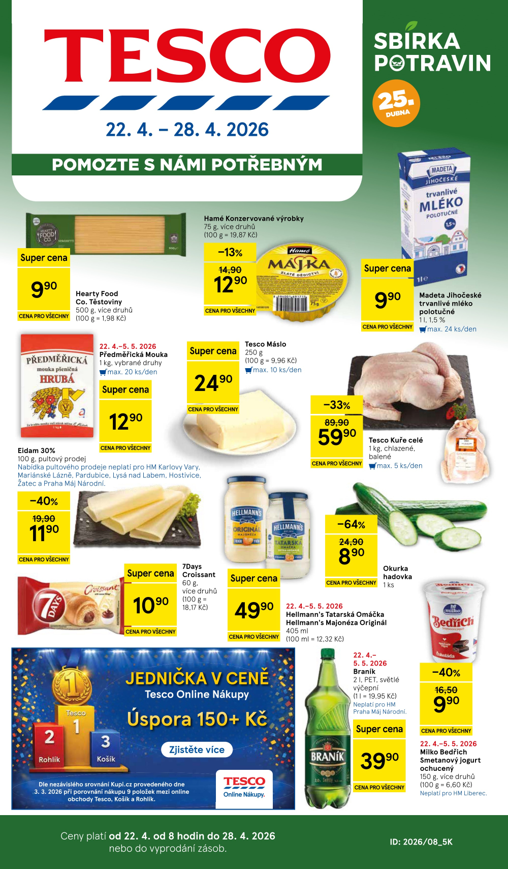 Leták Tesco hypermarket leták - strana 1