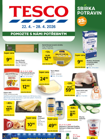 Tesco hypermarket leták