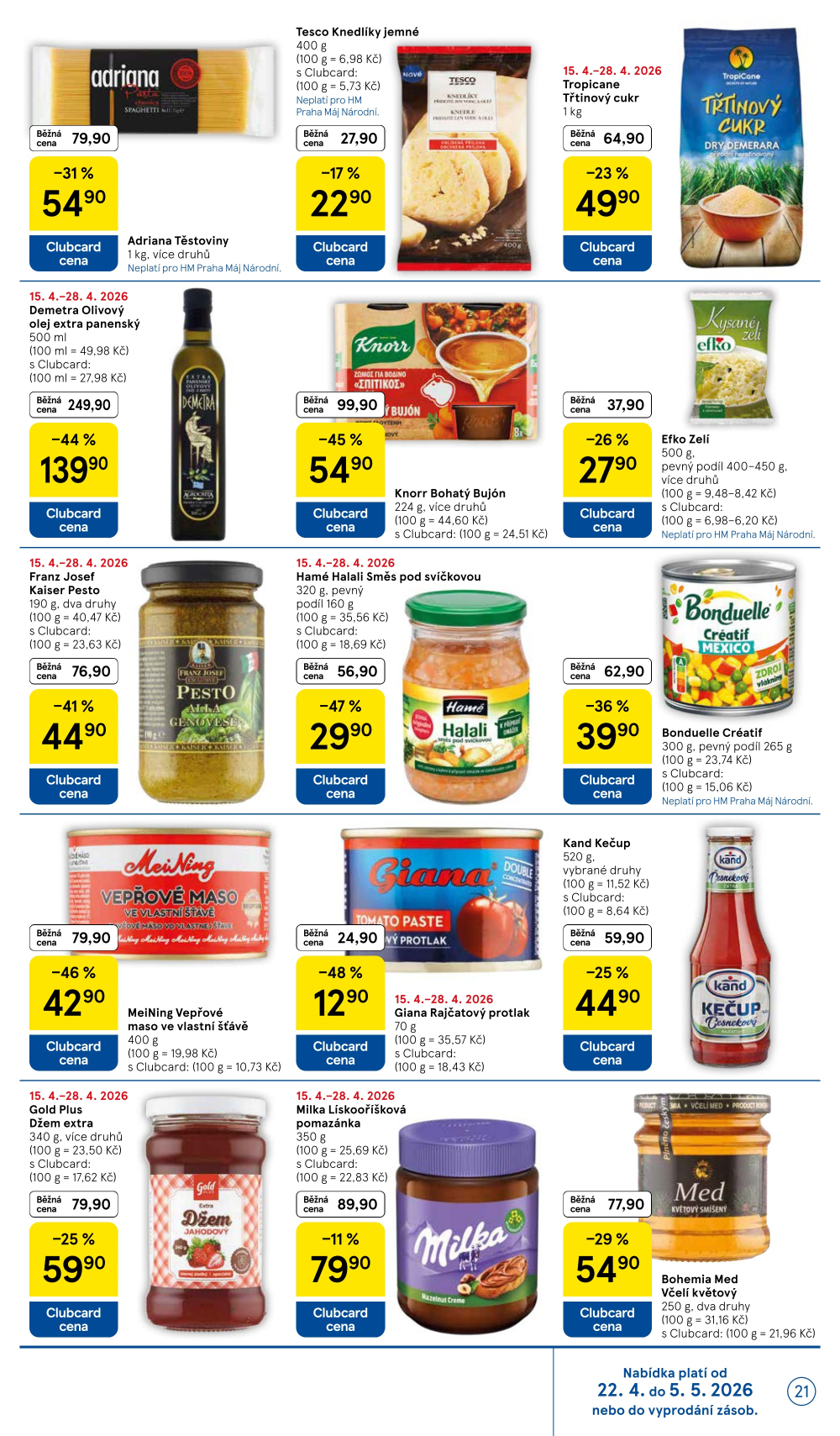 Leták Tesco hypermarket leták - strana 21