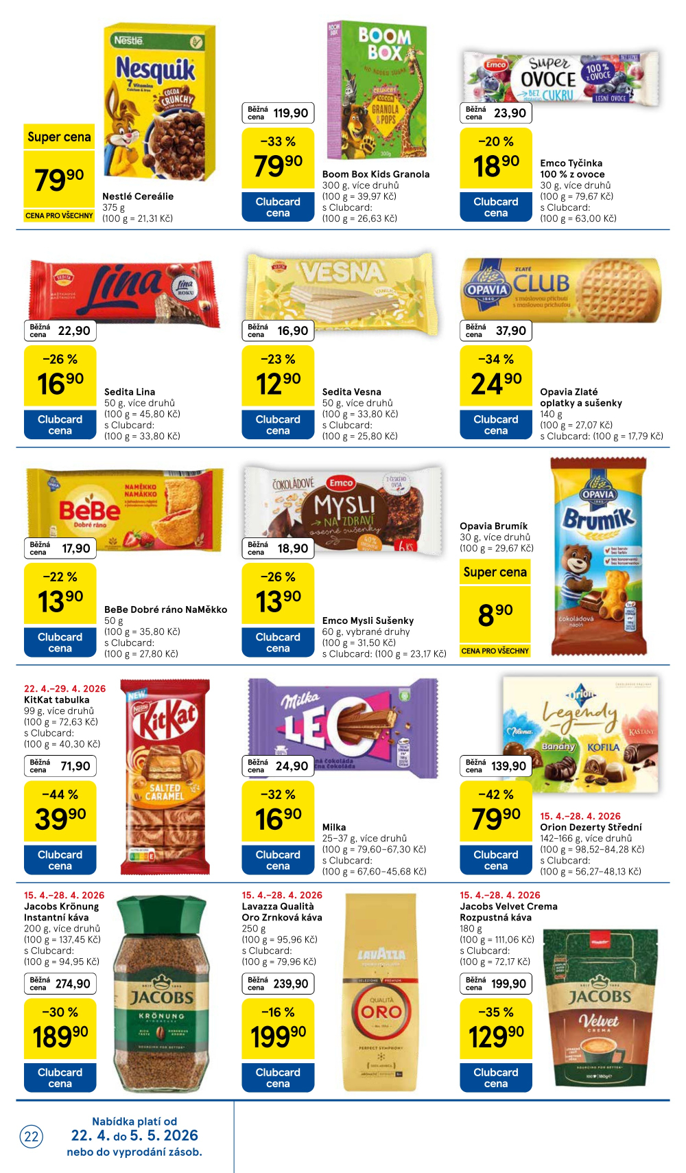 Leták Tesco hypermarket leták - strana 22