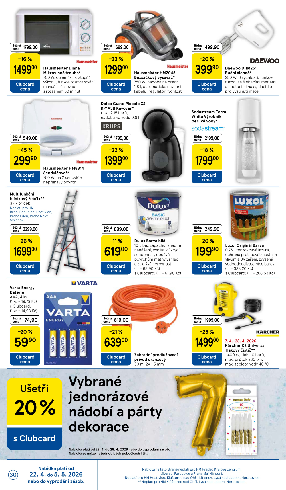 Leták Tesco hypermarket leták - strana 30