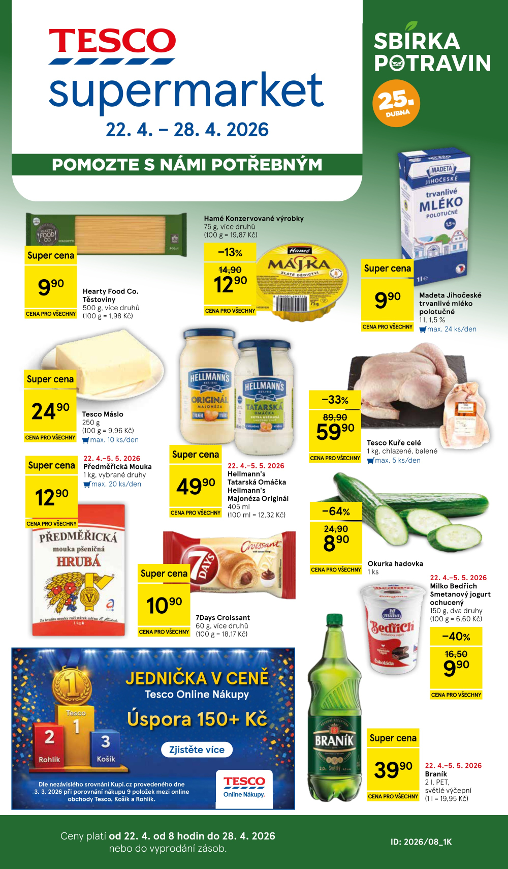 Leták Tesco supermarket leták - strana 1