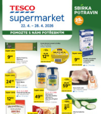 Akční leták Tesco supermarket 