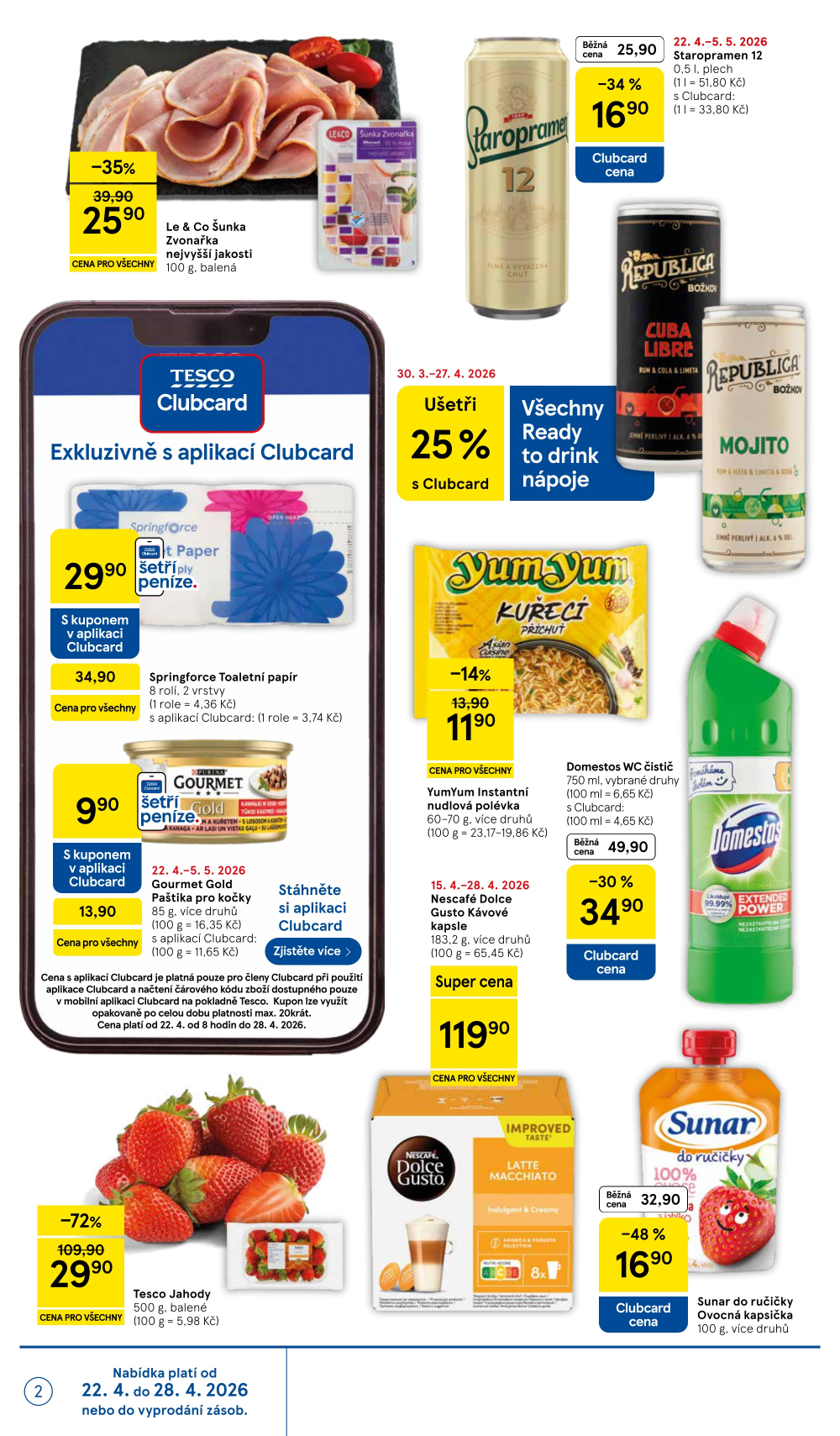 Leták Tesco supermarket leták - strana 2