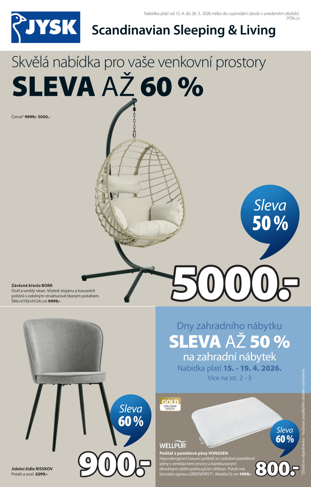 Leták Jysk leták - strana 1