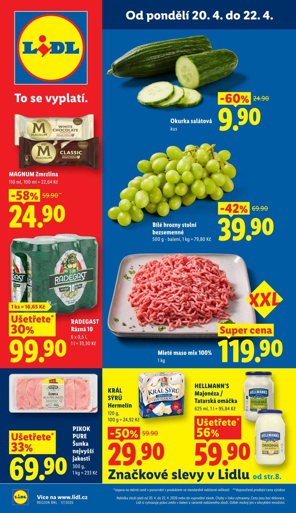 Leták Lidl leták od pondělí - strana 1