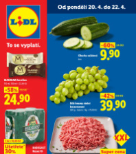 Akční leták Lidl  od pondělí
