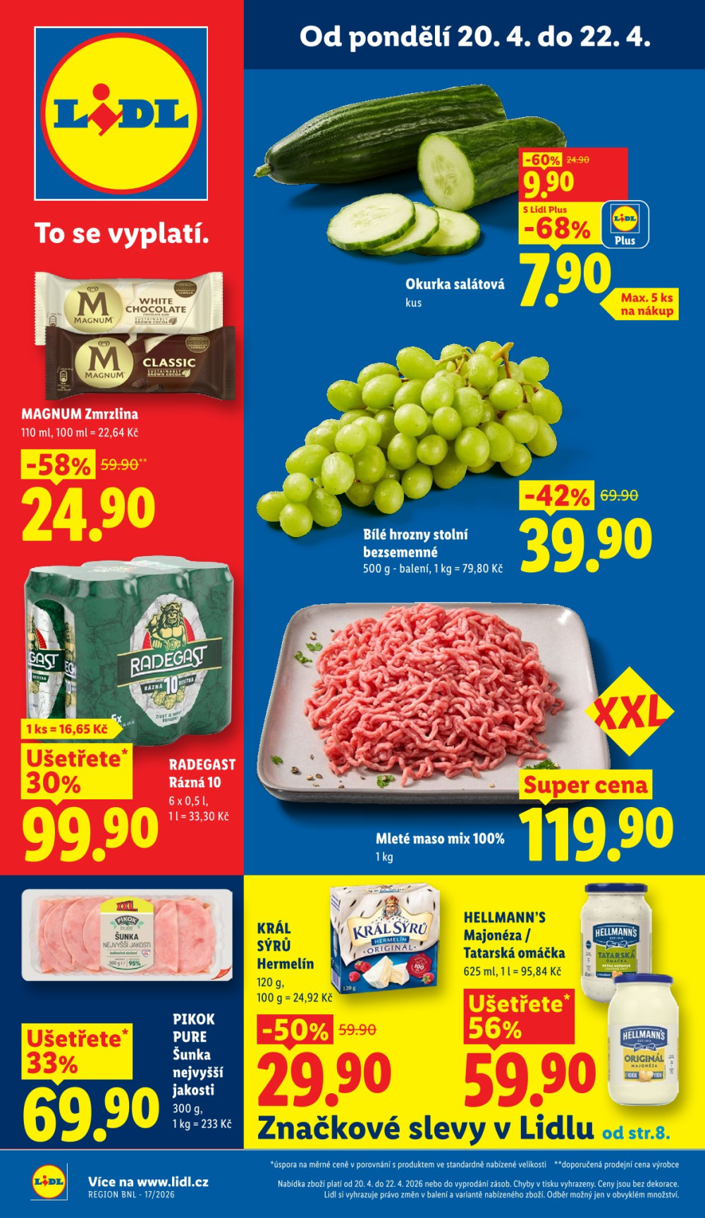 Leták Lidl leták od pondělí - strana 1