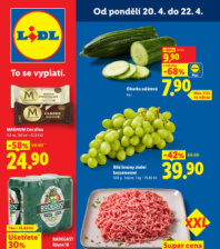 Akční leták Lidl  od pondělí