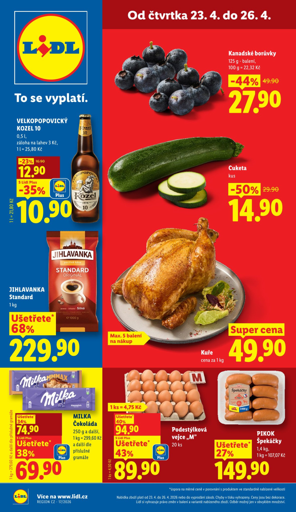 Leták Lidl leták od čtvrtka - strana 1
