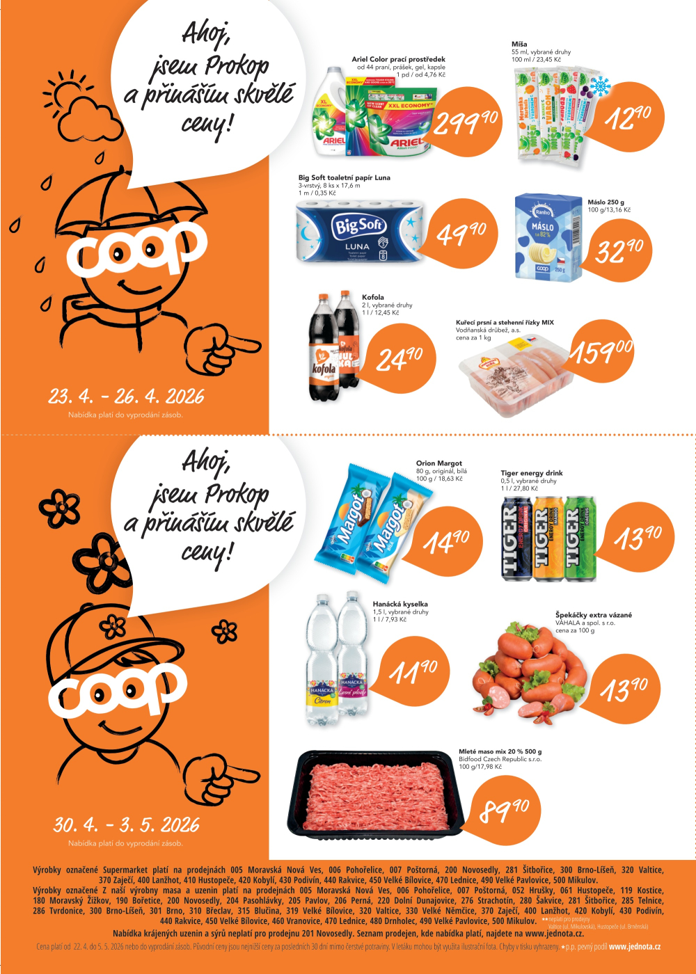 Leták Jednota Mikulov leták - strana 14