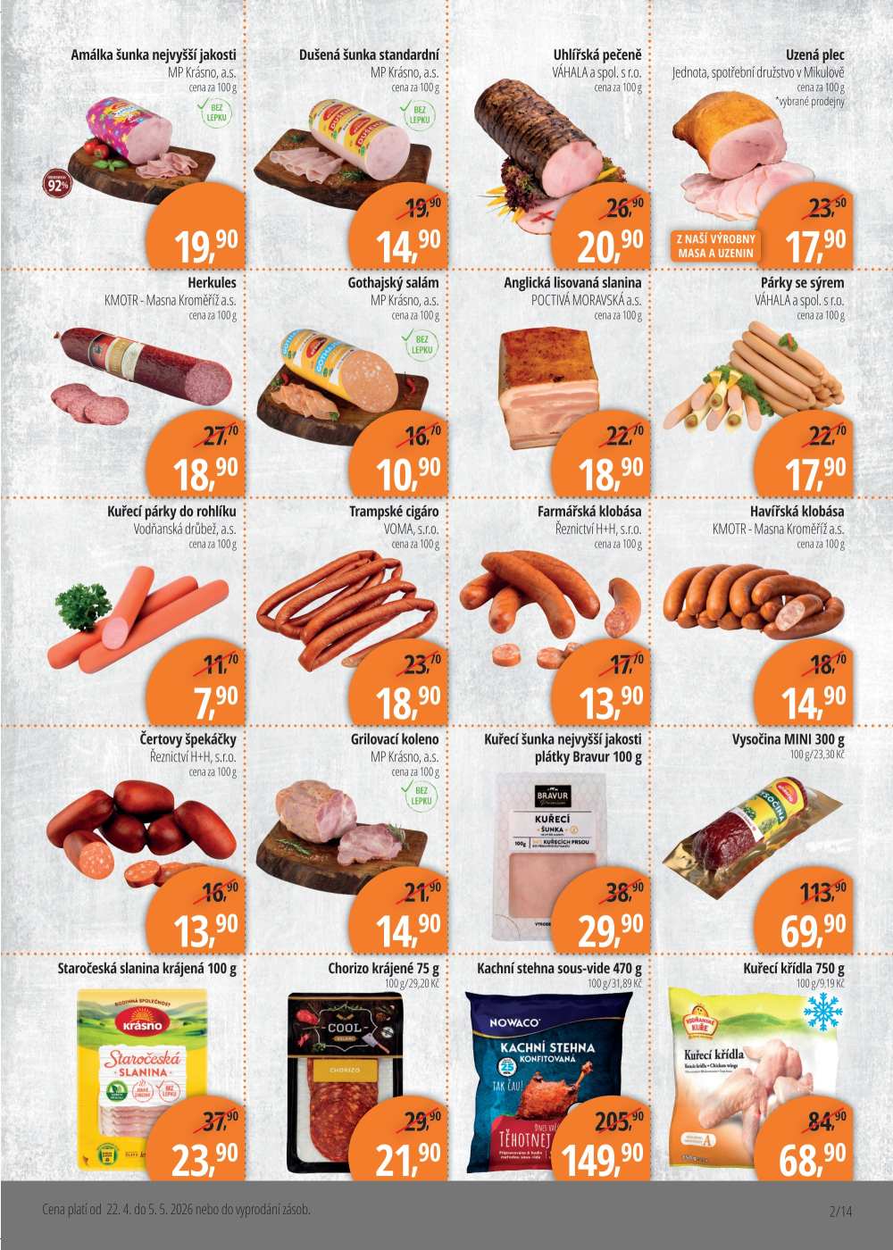 Leták Jednota Mikulov leták - strana 2