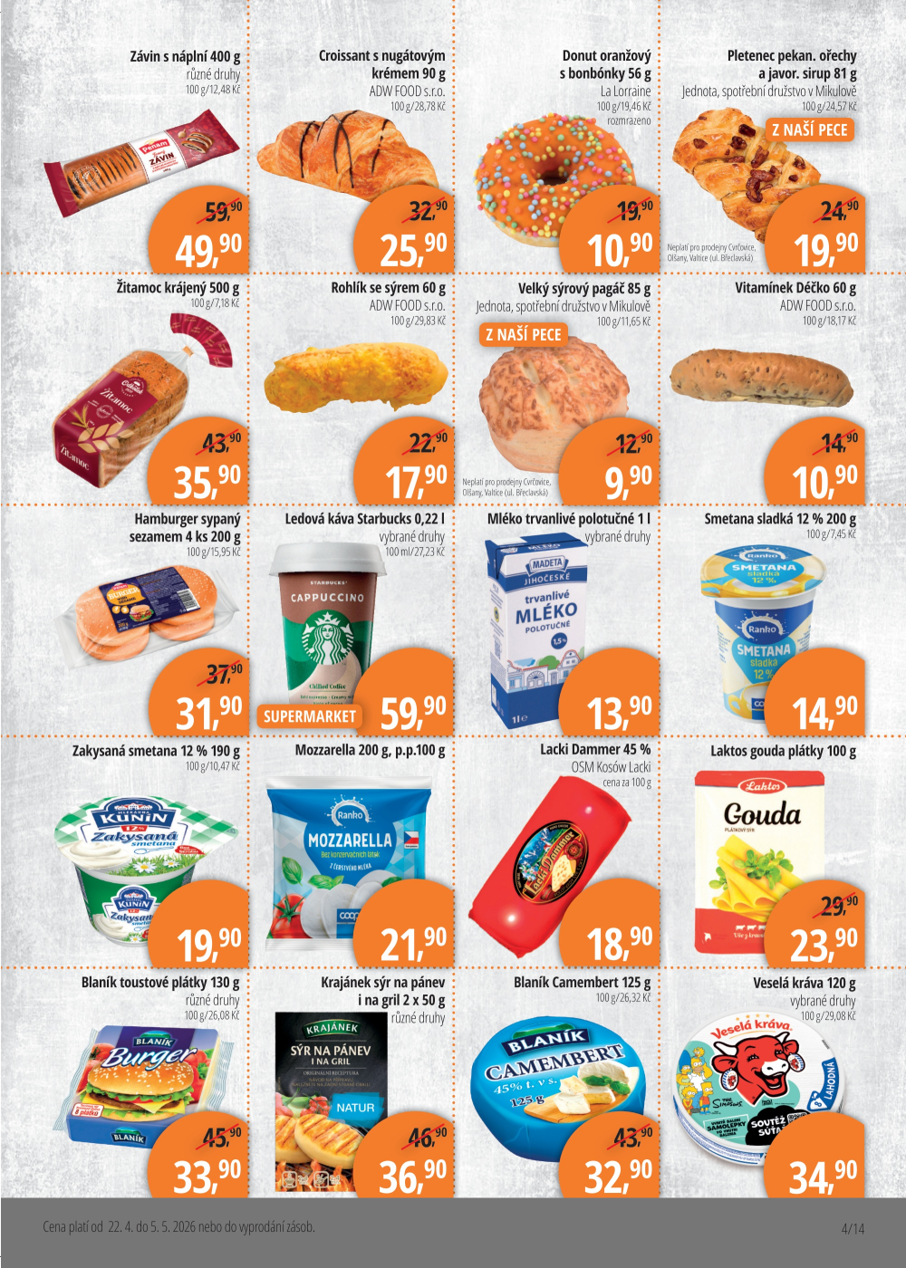 Leták Jednota Mikulov leták - strana 4