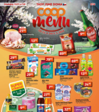 Akční leták COOP  - TIP a TUTY Menu