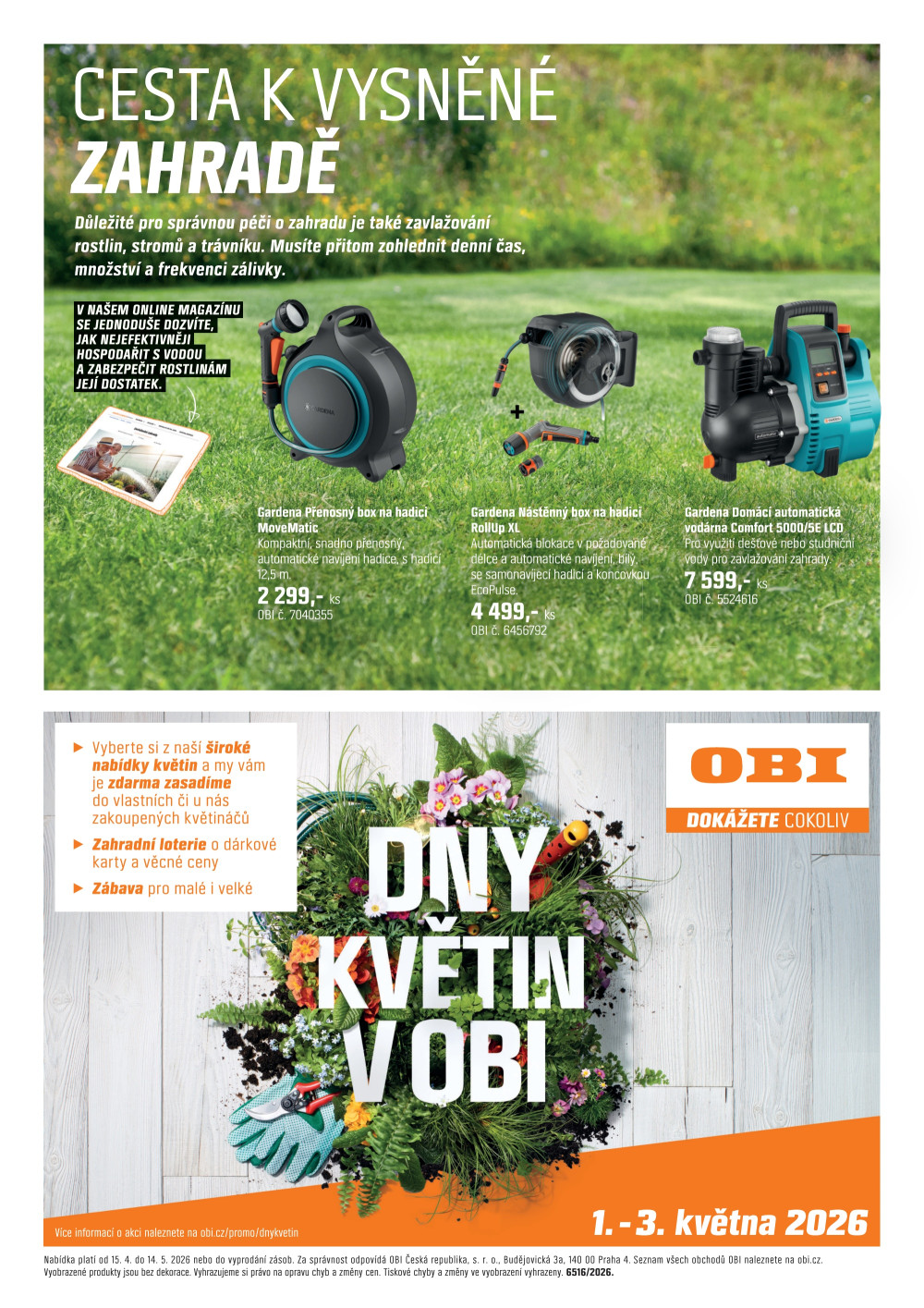 Leták OBI leták - Dokážete cokoliv na své zahradě - strana 10