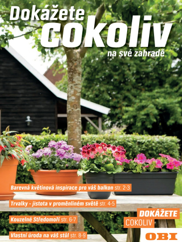 OBI leták - Dokážete cokoliv na své zahradě