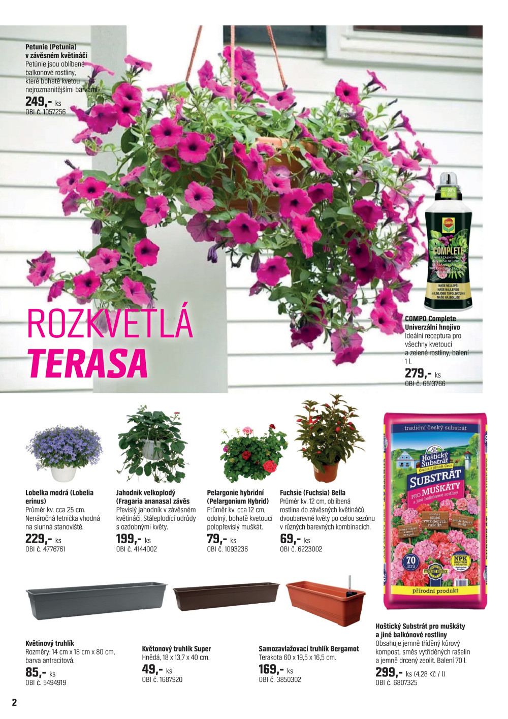 Leták OBI leták - Dokážete cokoliv na své zahradě - strana 2