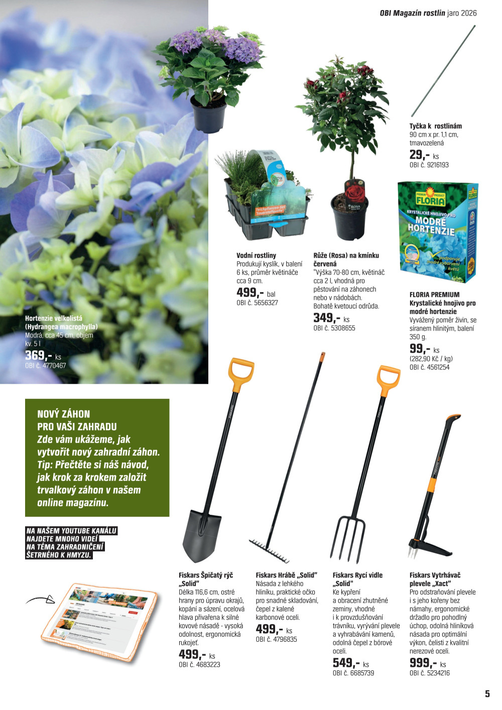 Leták OBI leták - Dokážete cokoliv na své zahradě - strana 5