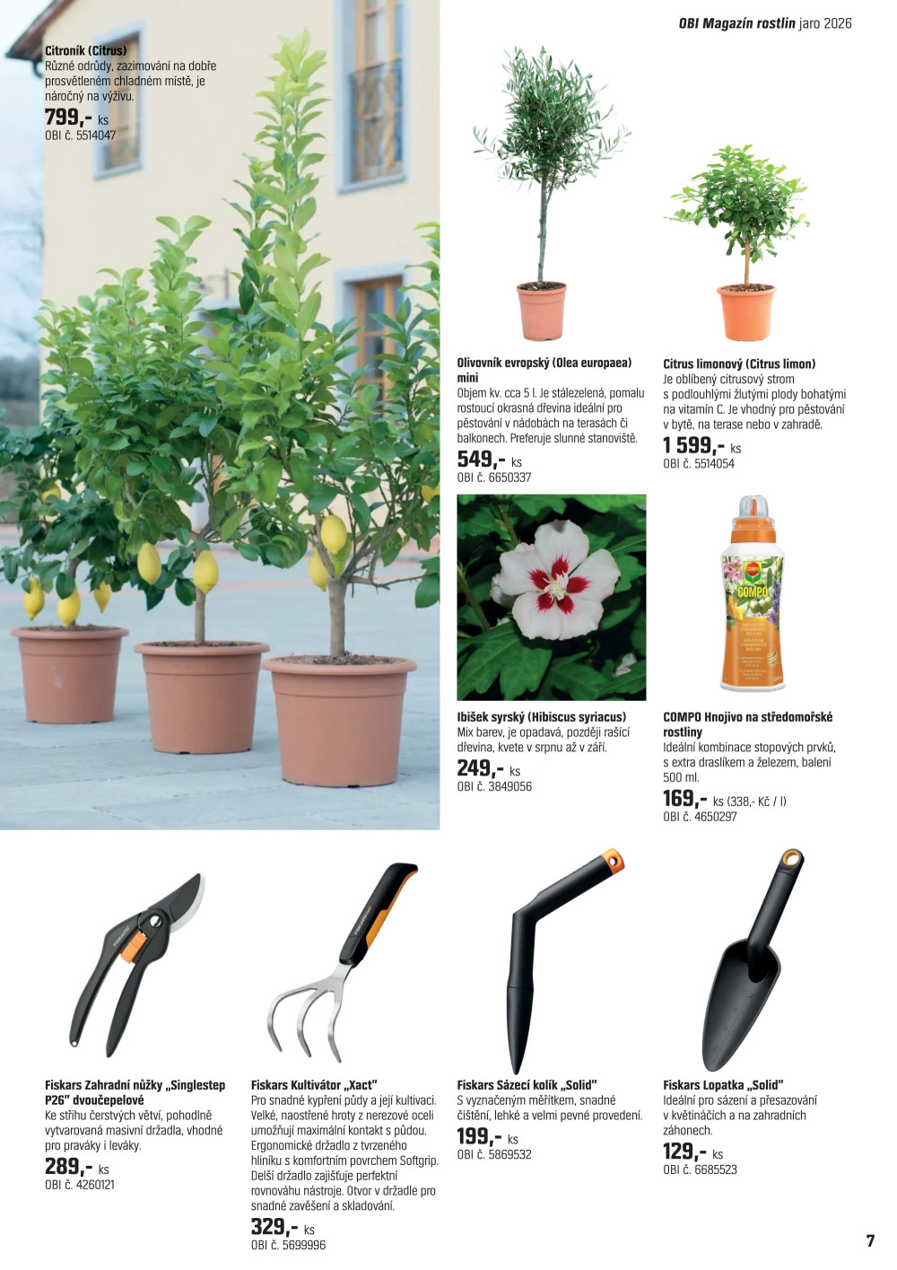 Leták OBI leták - Dokážete cokoliv na své zahradě - strana 7