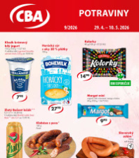 Akční leták CBA Potraviny 