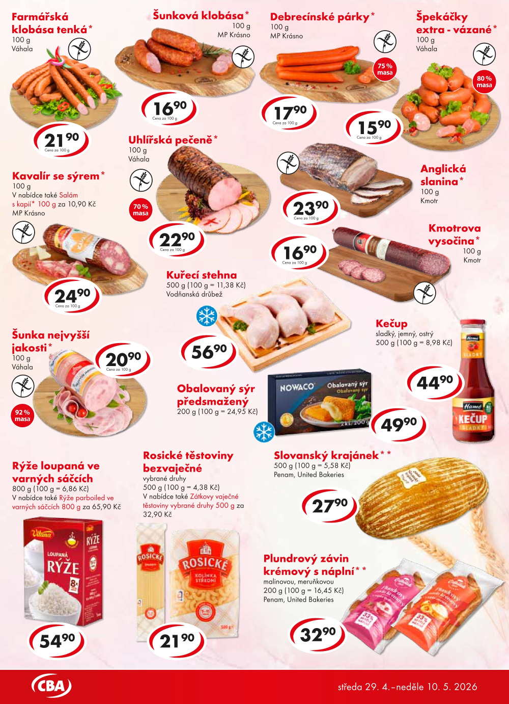 Leták CBA Potraviny leták - strana 3