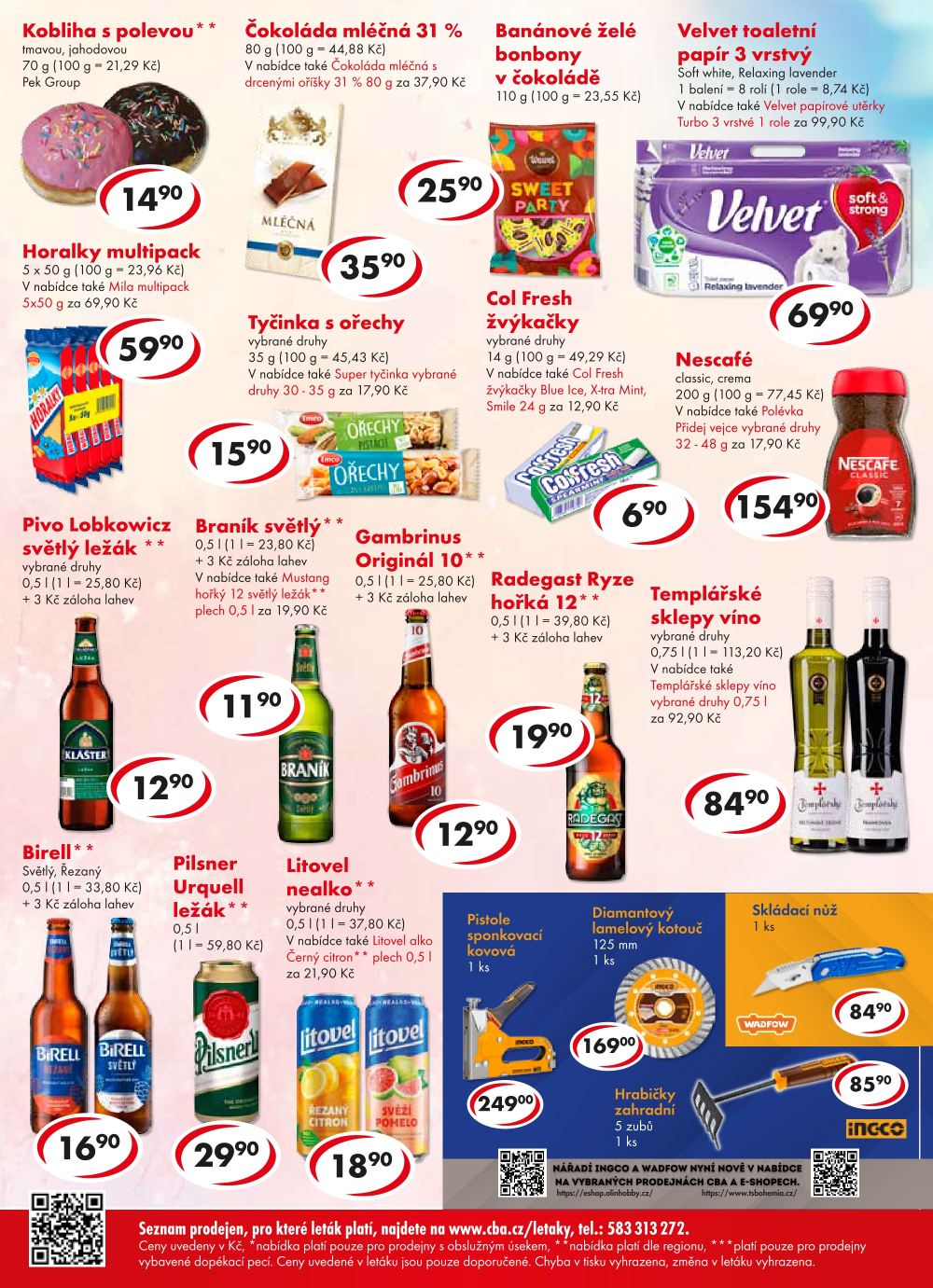 Leták CBA Potraviny leták - strana 4