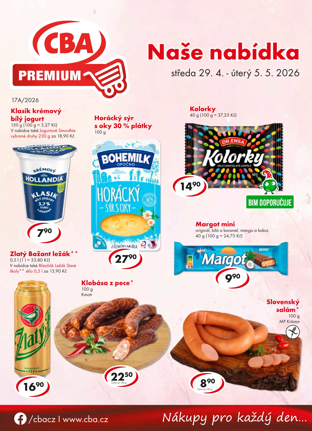 Leták CBA Premium leták - strana 1