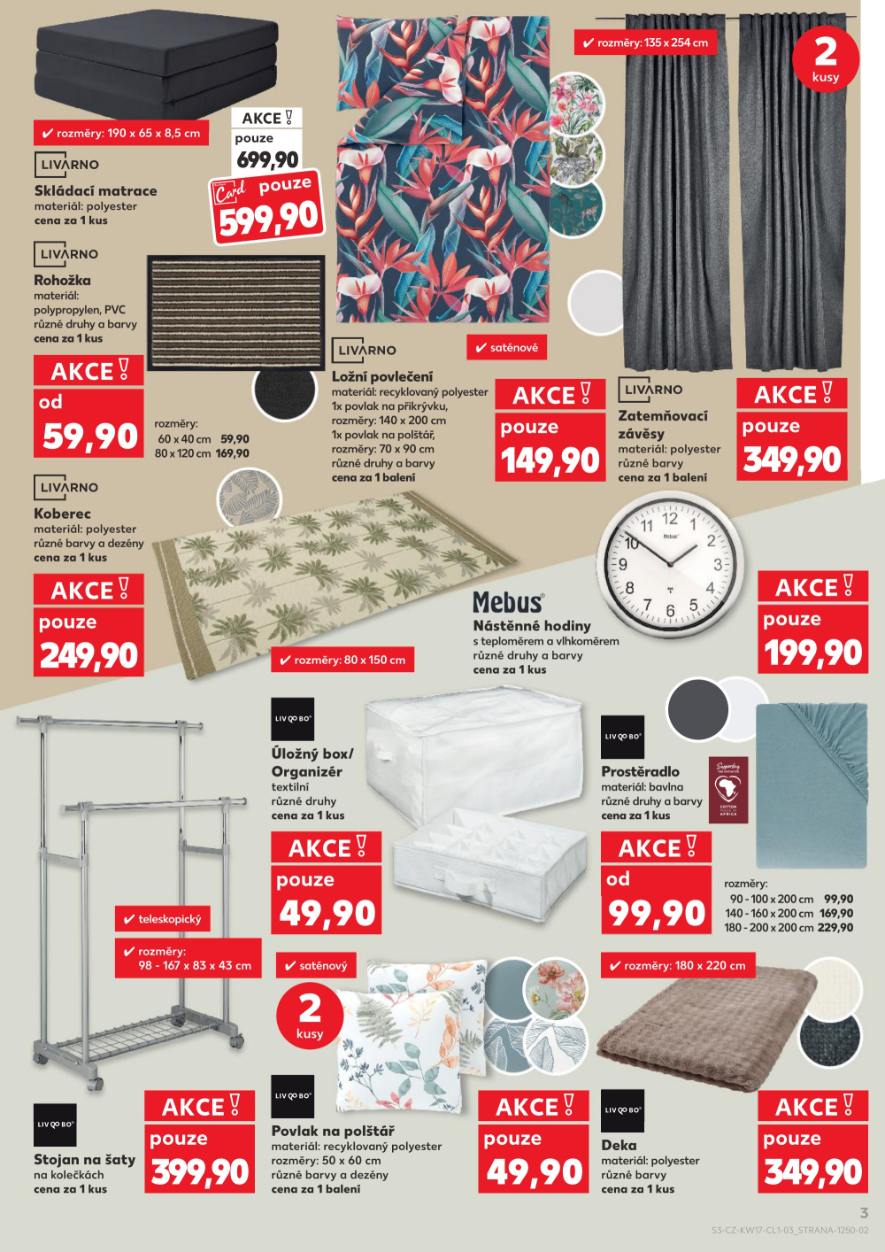 Leták Kaufland leták - Spotřební zboží - strana 3