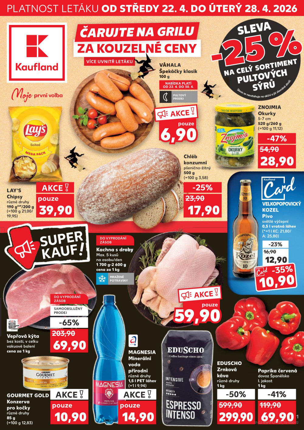 Leták Kaufland leták Třeboň - strana 1