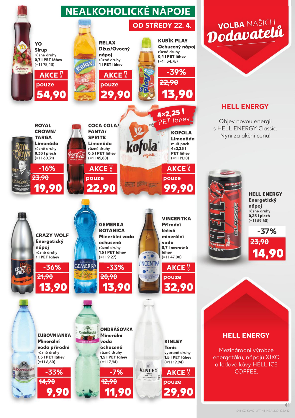 Leták Kaufland leták Praha 6 - Podbaba - strana 41