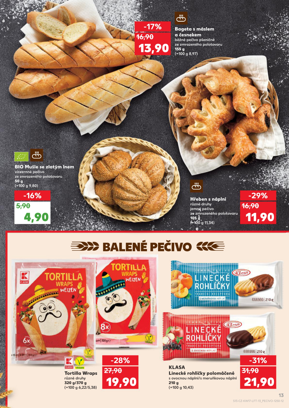 Leták Kaufland leták Praha 3 - Jarov - strana 13